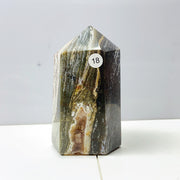 Desert Ocean Jasper Crystal Tower