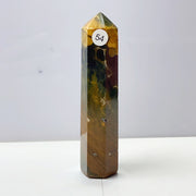 Yellow Ocean Jasper Crystal Tower