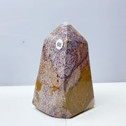 Red Ocean Jasper Point Tower Crystal