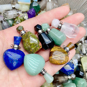 Crystals Perfume Bottle Pendant Confetti 3-5cm