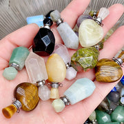 Crystals Perfume Bottle Pendant Confetti 3-5cm