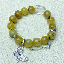 Load image into Gallery viewer, 10mm Rutilated Quartz Bracelet For Women&#39;s Jewelry Bangles Gift