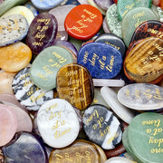 Crystal Letter Worry Stone Confetti 4-5cm