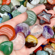 Natural Crystal Star/Moon/ Heart/Confetti