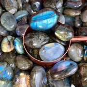 Natural Labradorite Palm Confetti