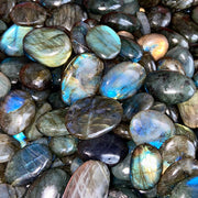 Natural Labradorite Palm Confetti