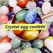 Natural Crystal Egg Confetti About 3cm