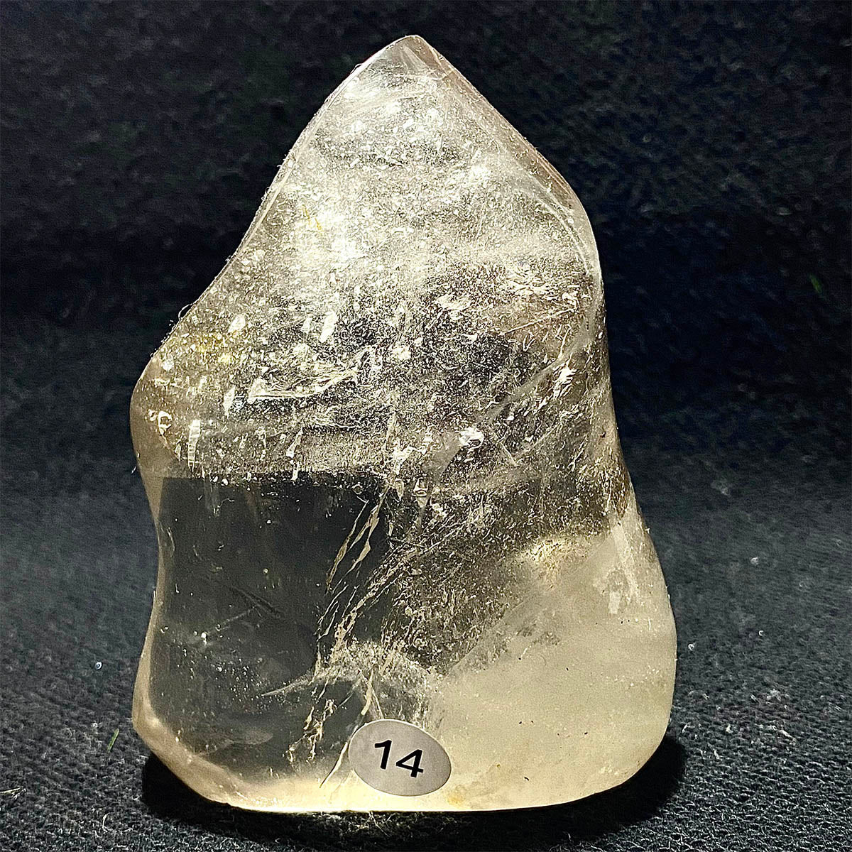 Clear Quartz Crystal Flame Freeform