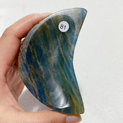 Blue Onxy Crystal Moon Shaped Bowl
