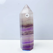 Silk Fluorite Crystal Tower