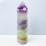 Silk Fluorite Crystal Tower