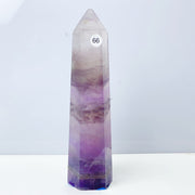 Silk Fluorite Crystal Tower
