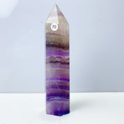 Silk Fluorite Crystal Tower