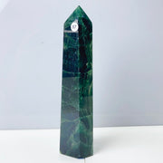 Silk Fluorite Crystal Tower