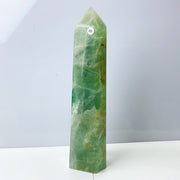 Silk Fluorite Crystal Tower