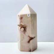 Pink Amethyst Crystal Tower