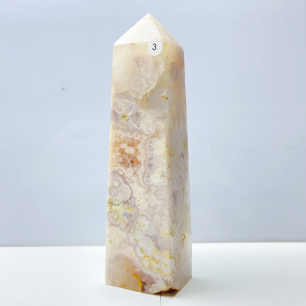 Pink Amethyst Tower Reiki Crystal Healing Stone Feng Shui Fashion Home Ornament