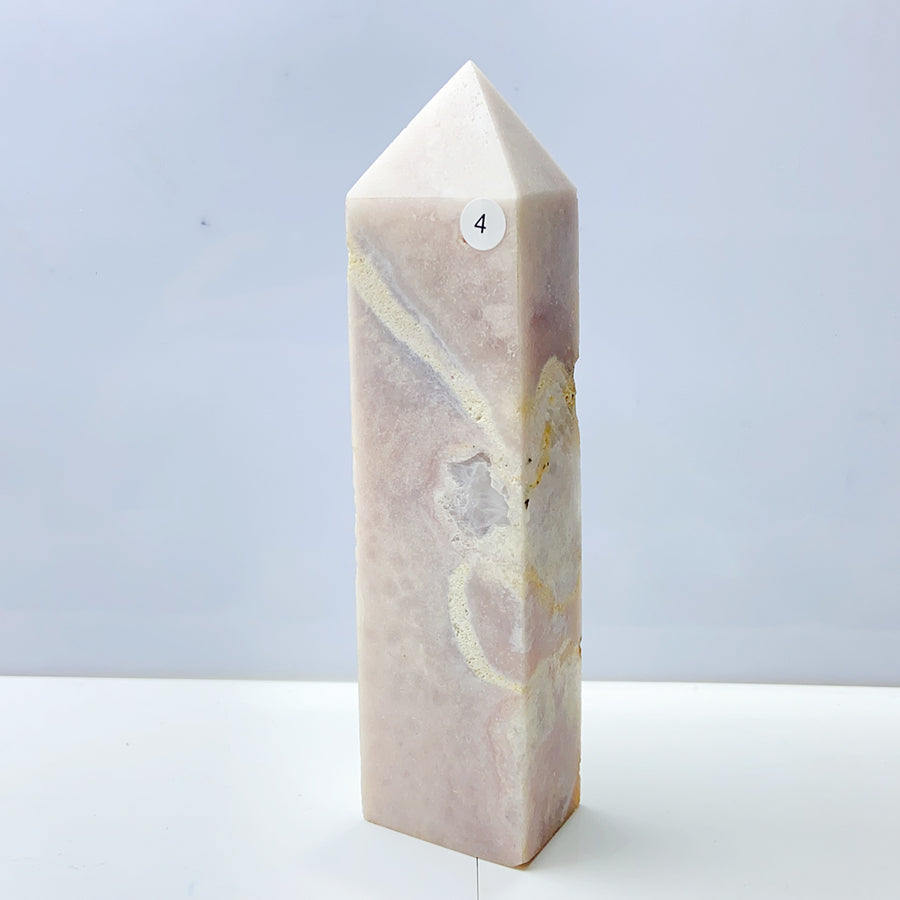 Pink Amethyst Crystal Tower