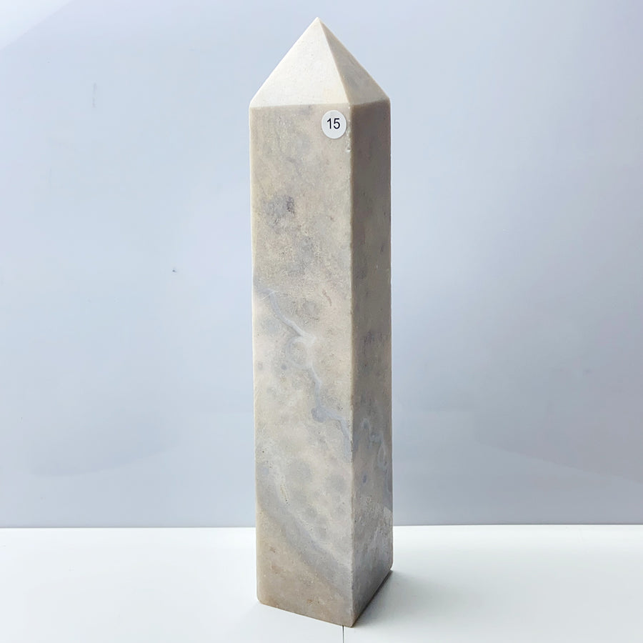 Pink Amethyst Crystal Tower