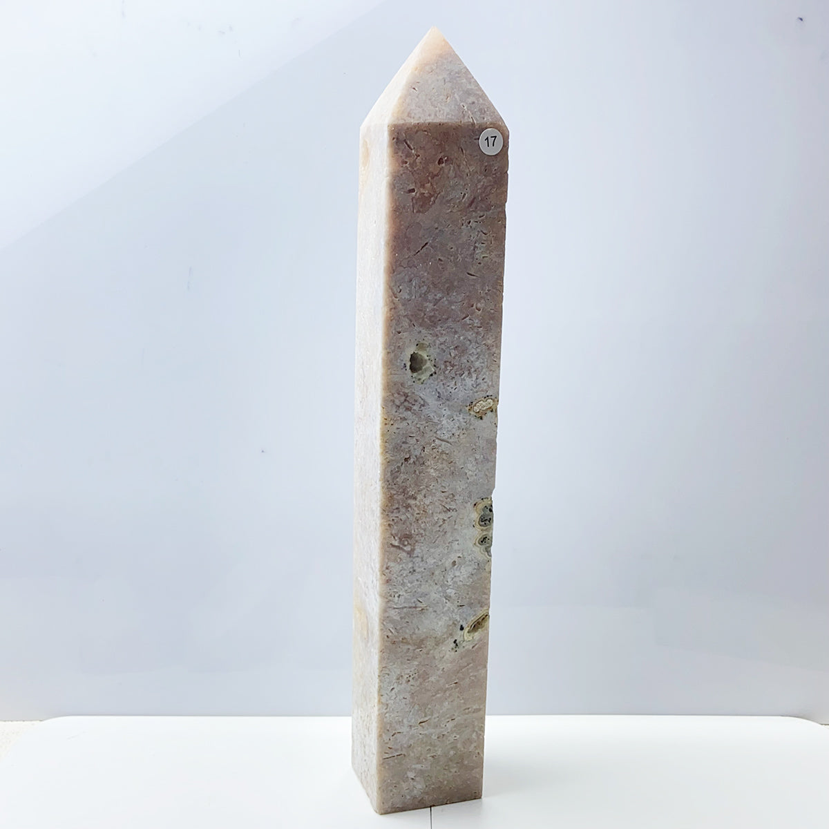 Pink Amethyst Tower Reiki Crystal Healing Stone Feng Shui Fashion Home Ornament