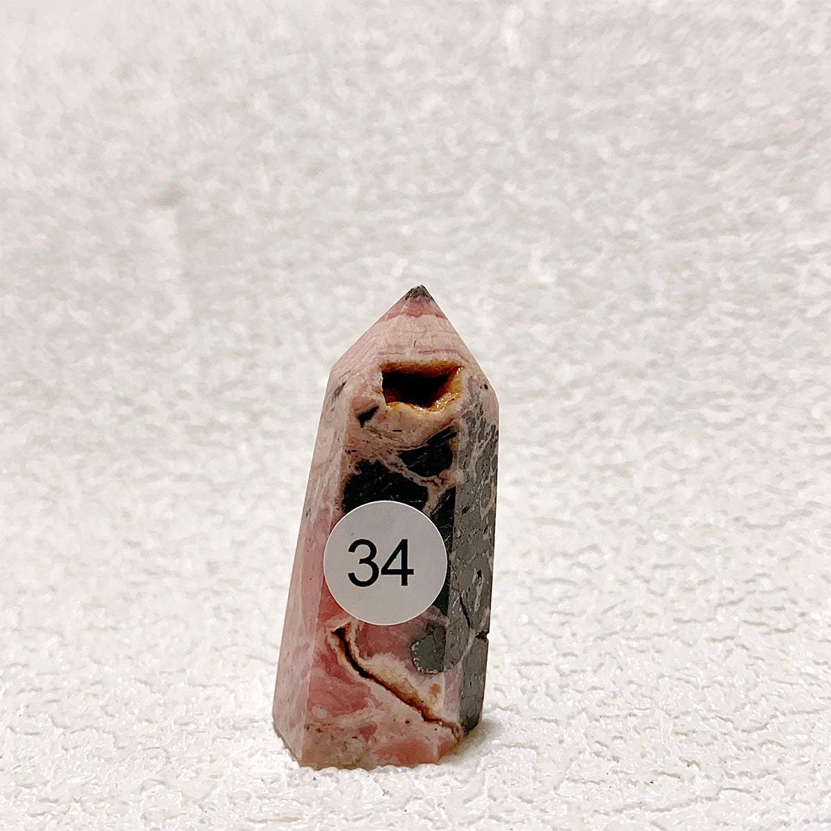 Rhodochrosite Crystal Tower Point