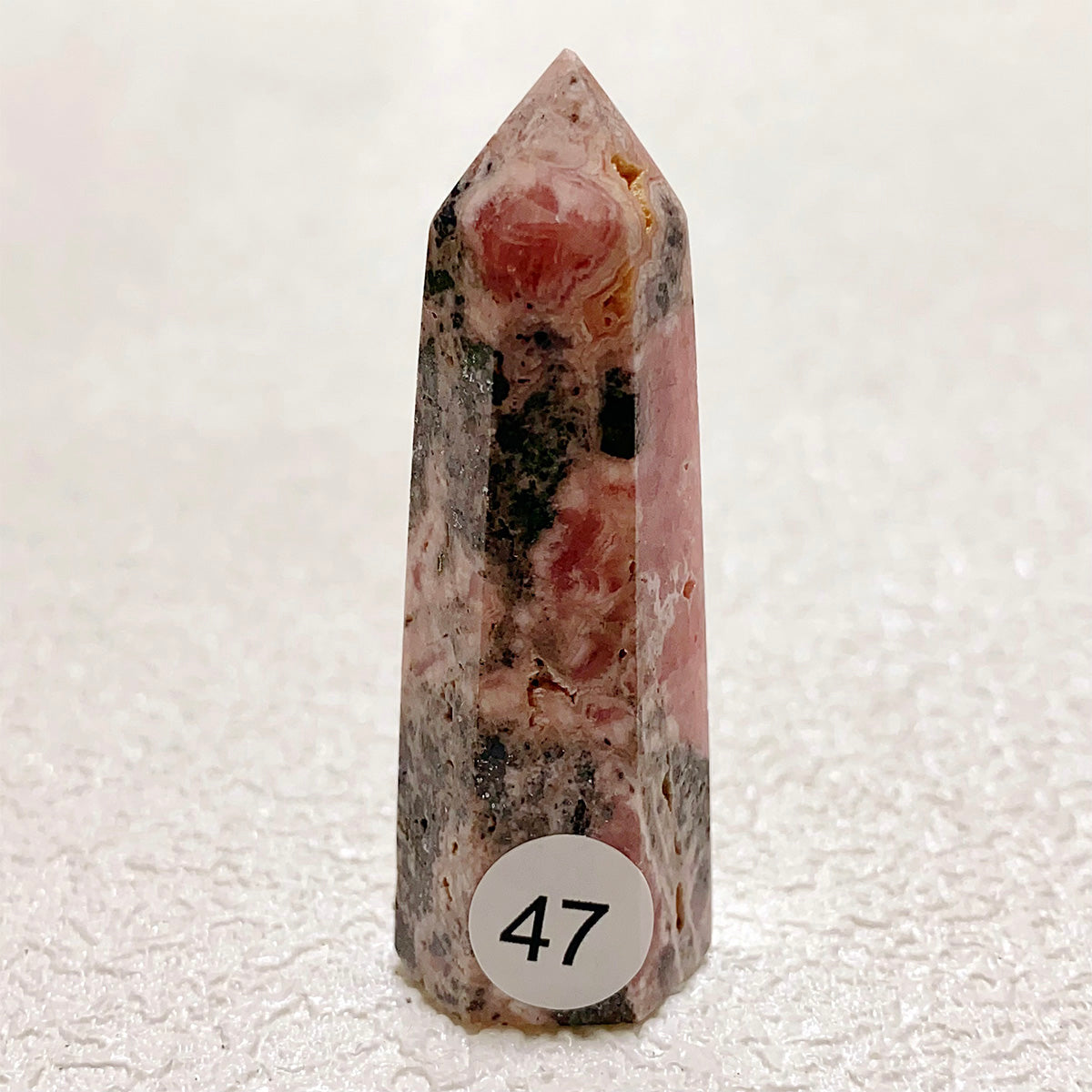Rhodochrosite Crystal Tower Point