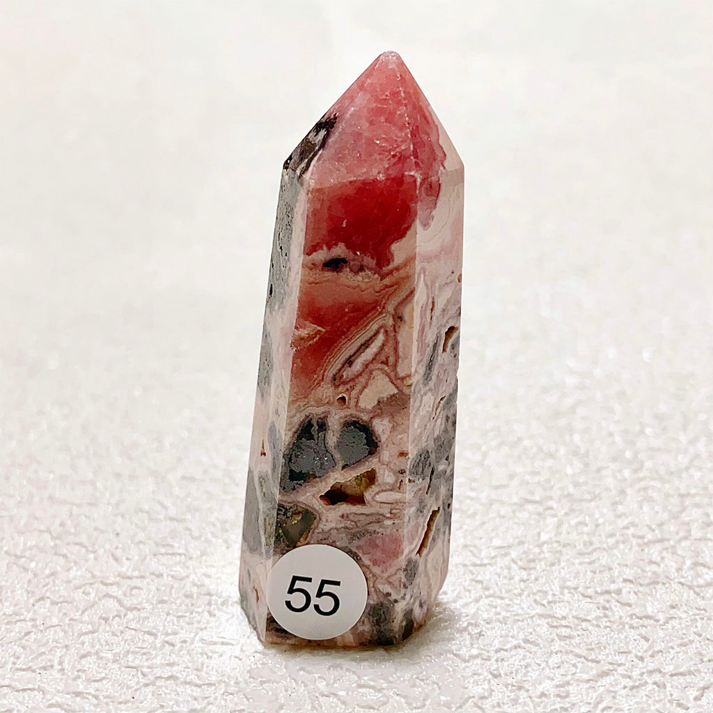 Rhodochrosite Crystal Tower Point