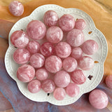 Natural Phantom Rose Quartz Sphere