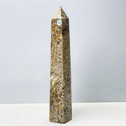 Oolite Tower Obelisk Reiki Crystal