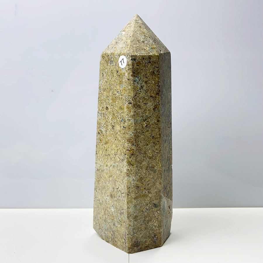 Oolite Tower Obelisk Reiki Crystal
