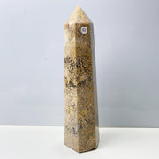 Oolite Tower Obelisk Reiki Crystal