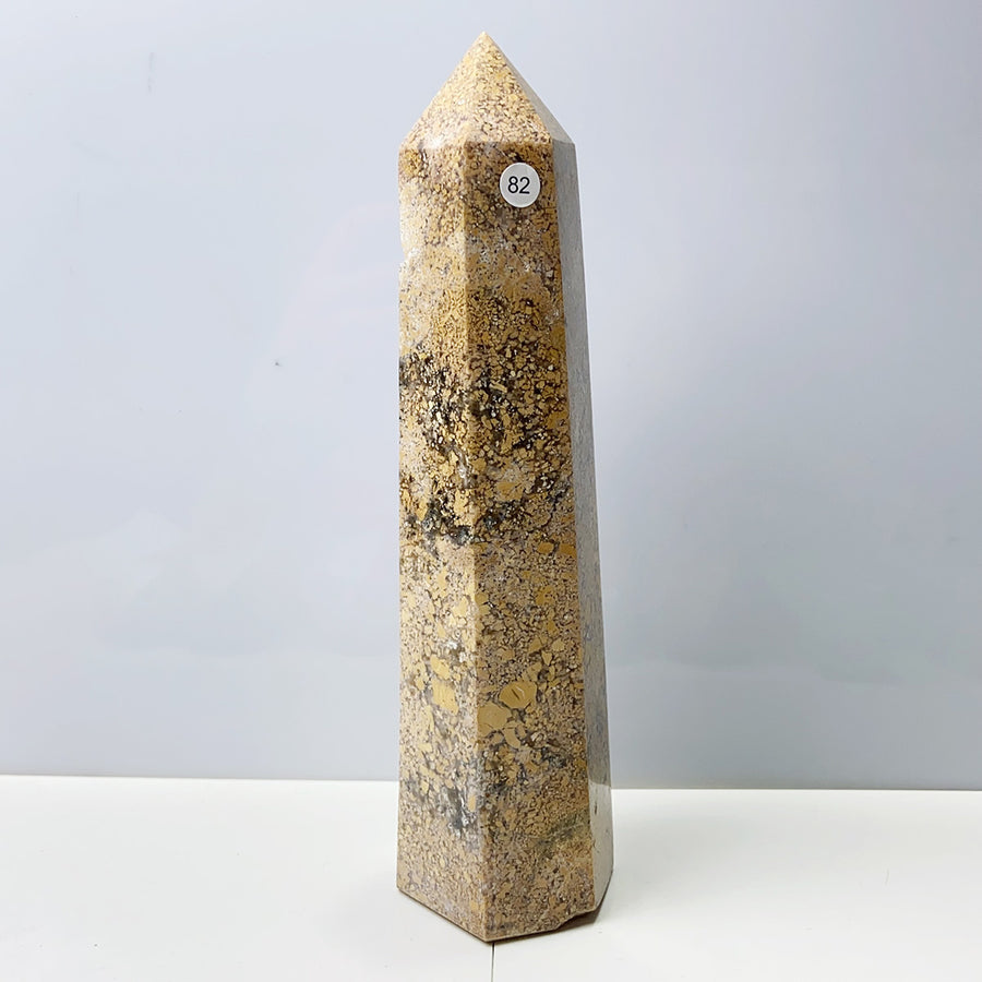 Oolite Tower Obelisk Reiki Crystal