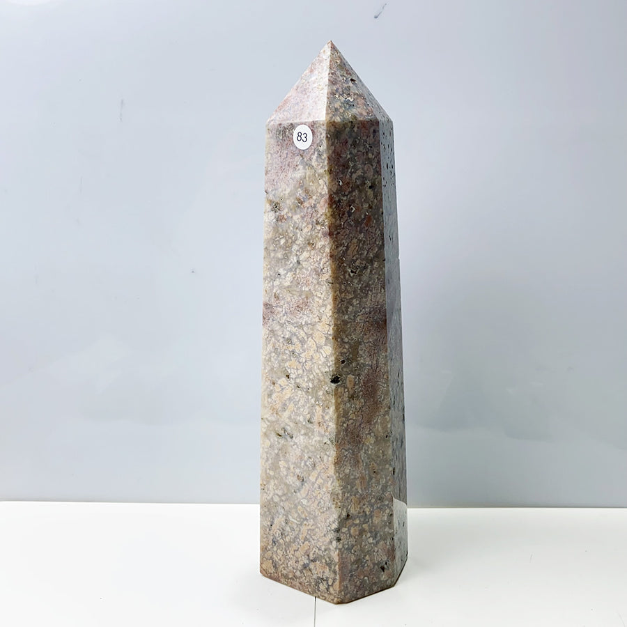 Oolite Tower Obelisk Reiki Crystal