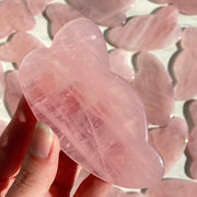 Natural Rose Quartz Gua Sha Massage