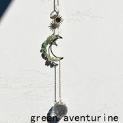 Different Materials Chips Moon Suncatcher