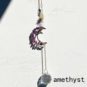 Different Materials Chips Moon Suncatcher