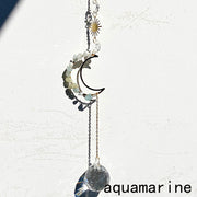 Different Materials Chips Moon Suncatcher