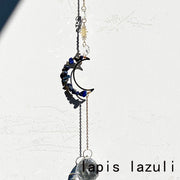 Different Materials Chips Moon Suncatcher