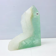 Green Fluorite Cluster Crystal Tower