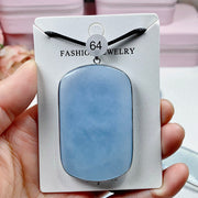 High-Quality Aquamarine Crystal Pendant