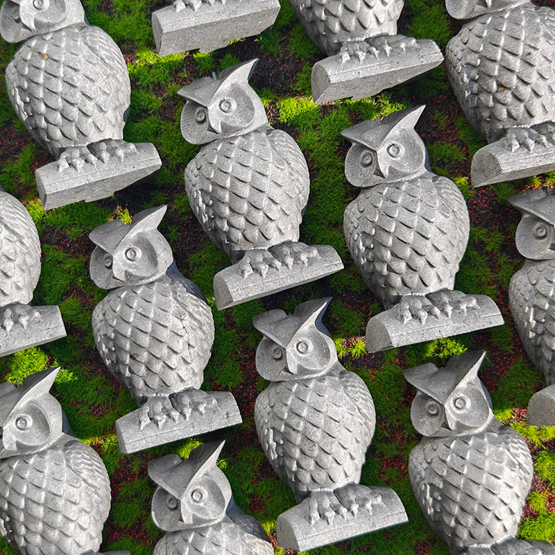 Cute Shungite Owl Carvings