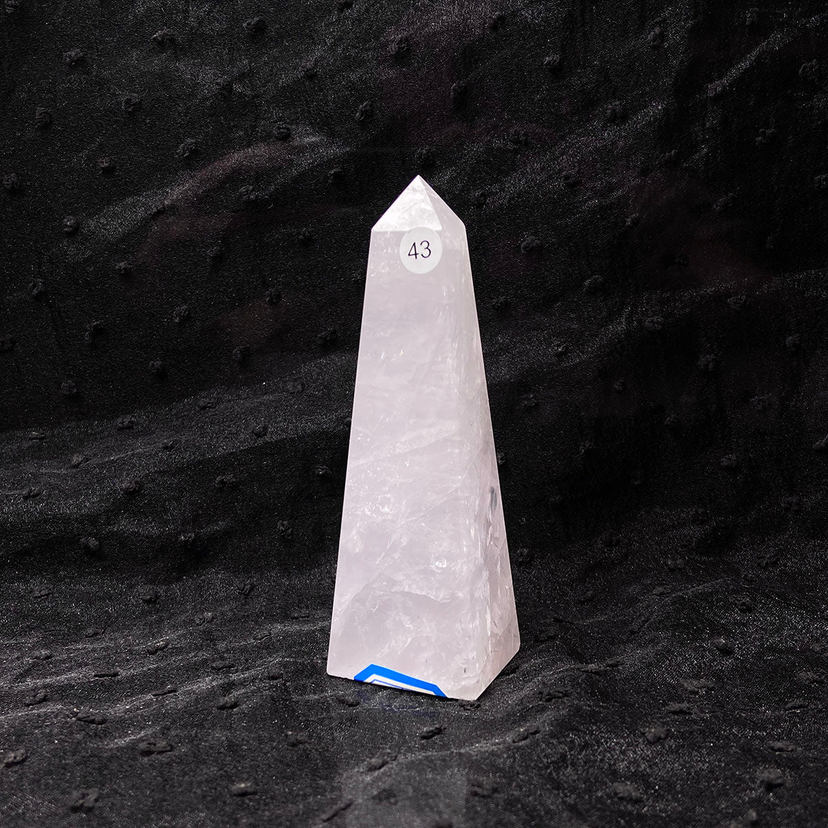 Periwinkle Quartz Tower Reiki Crystal Healing Energy Gemstone Home Decoration