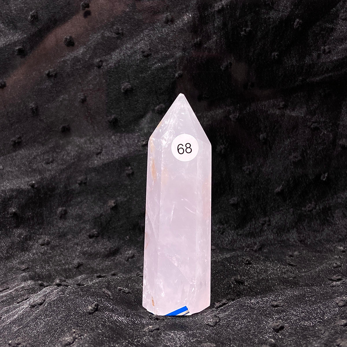 Periwinkle Quartz Tower Healing Energy Reiki Polished Pink Stone Home Decoration