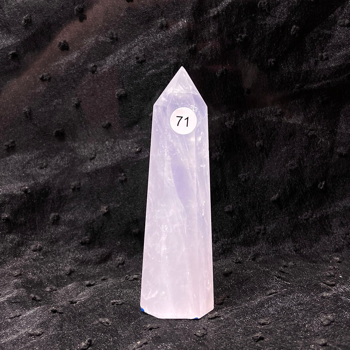 Periwinkle Quartz Tower Healing Energy Reiki Polished Pink Stone Home Decoration