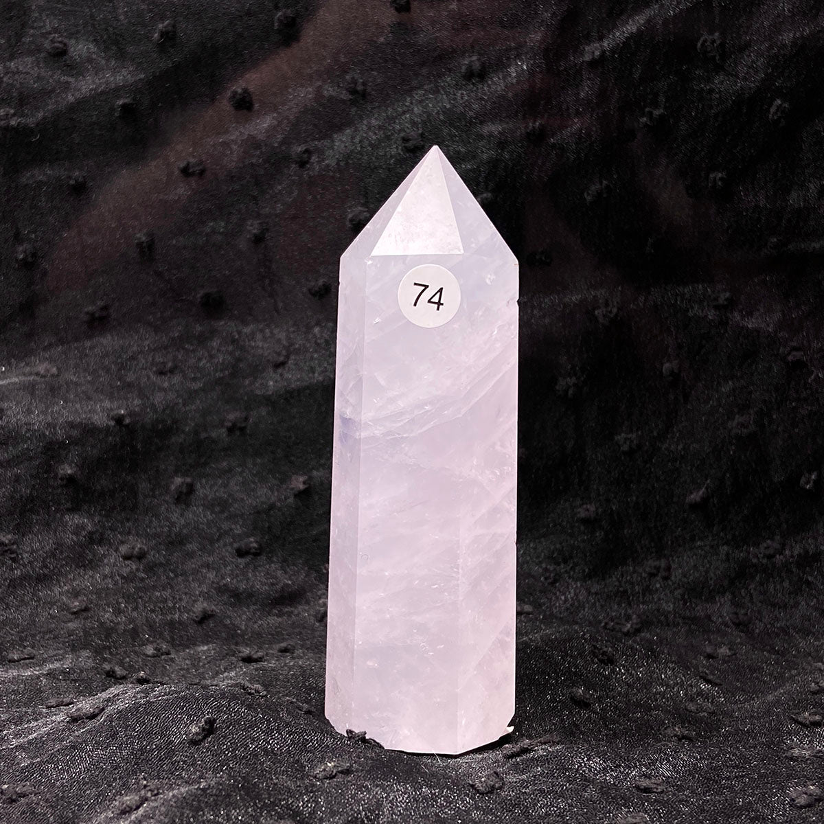 Periwinkle Quartz Tower Healing Energy Reiki Polished Pink Stone Home Decoration