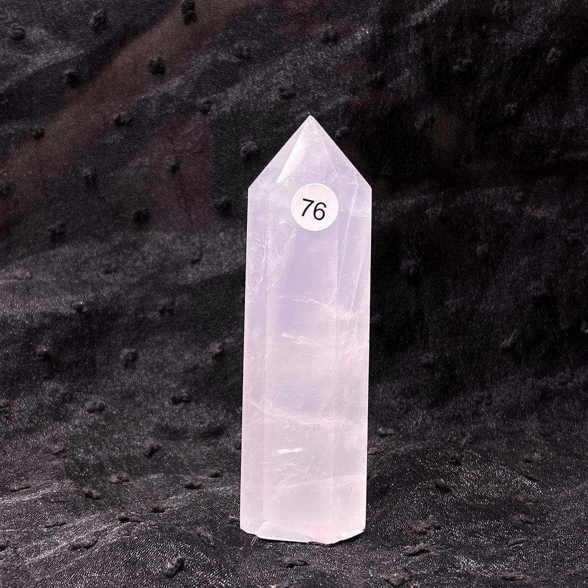 Periwinkle Quartz Tower Healing Energy Reiki Polished Pink Stone Home Decoration