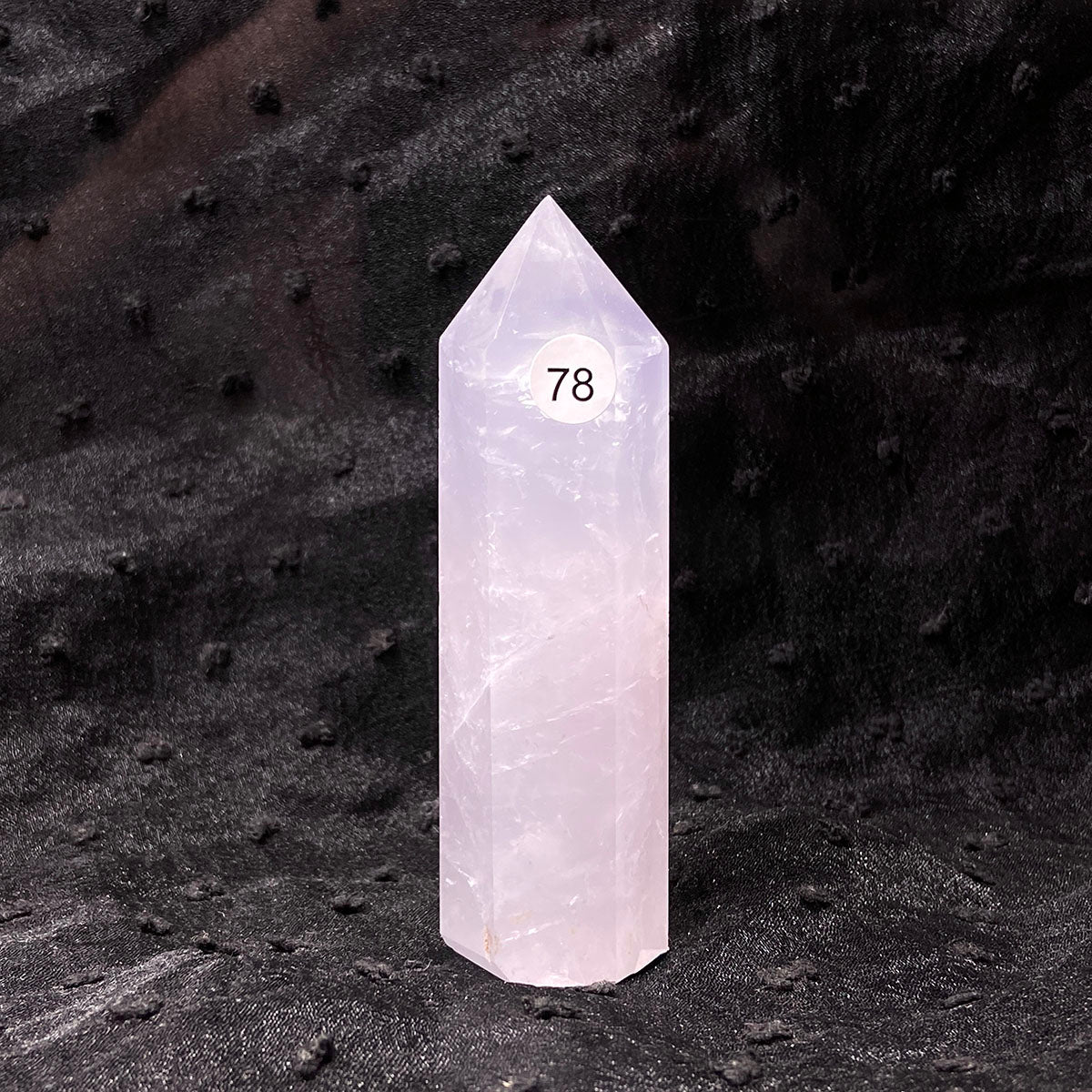 Periwinkle Quartz Tower Healing Energy Reiki Polished Pink Stone Home Decoration