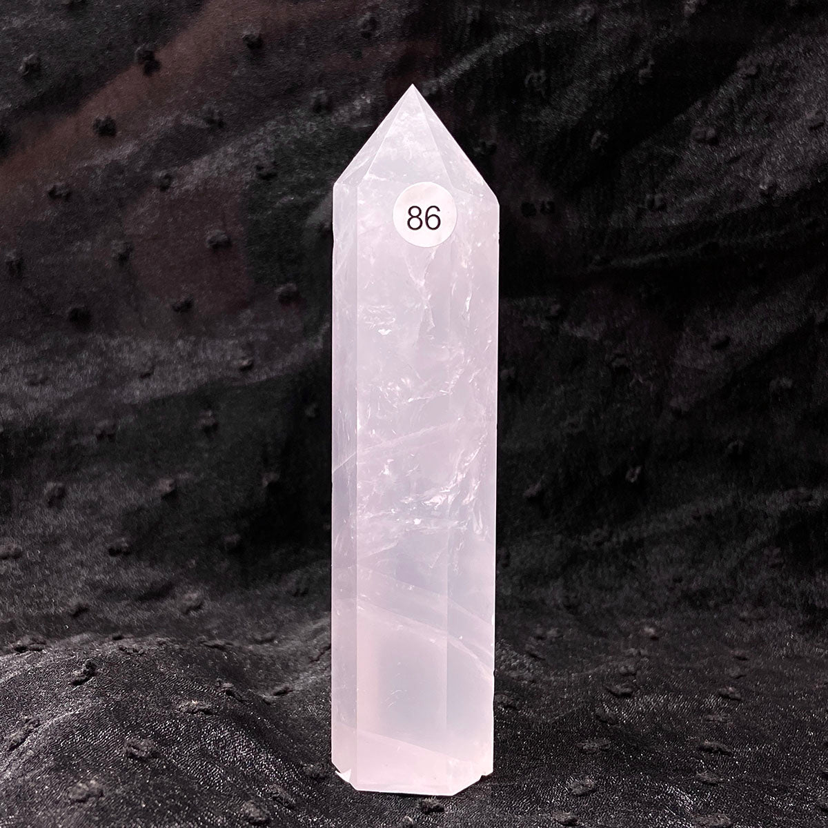 Periwinkle Quartz Tower Healing Energy Reiki Polished Pink Stone Home Decoration