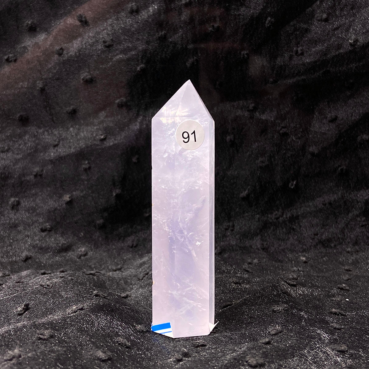 Periwinkle Quartz Tower Healing Energy Reiki Polished Pink Stone Home Decoration