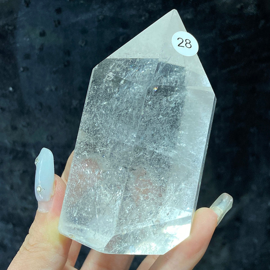 Rutilated Quartz Crystal Tower